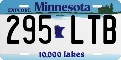 MN license plate 295LTB