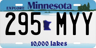 MN license plate 295MYY