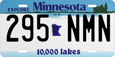 MN license plate 295NMN