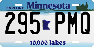 MN license plate 295PMQ