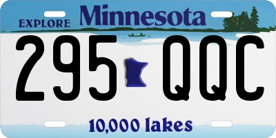 MN license plate 295QQC