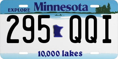 MN license plate 295QQI