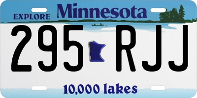 MN license plate 295RJJ