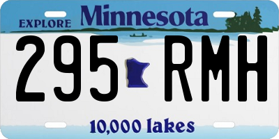 MN license plate 295RMH