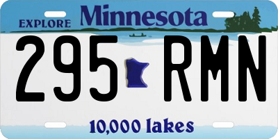 MN license plate 295RMN