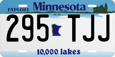 MN license plate 295TJJ
