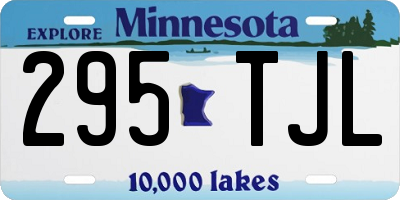 MN license plate 295TJL