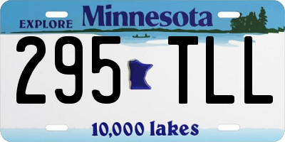 MN license plate 295TLL