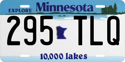 MN license plate 295TLQ