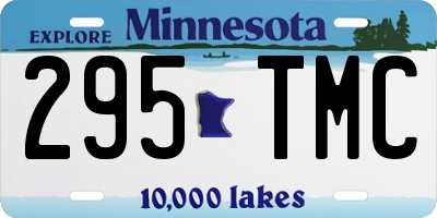 MN license plate 295TMC