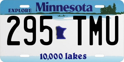 MN license plate 295TMU