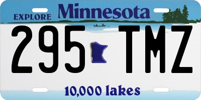 MN license plate 295TMZ