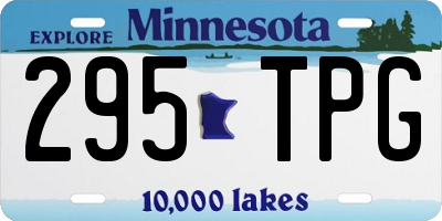 MN license plate 295TPG