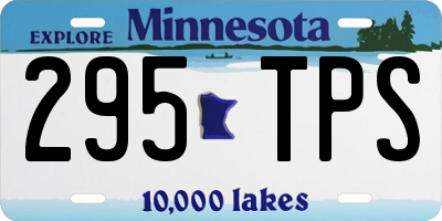 MN license plate 295TPS