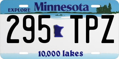 MN license plate 295TPZ