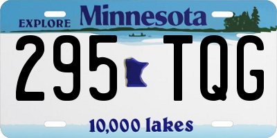 MN license plate 295TQG