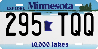 MN license plate 295TQQ