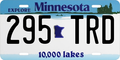 MN license plate 295TRD