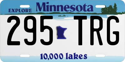MN license plate 295TRG