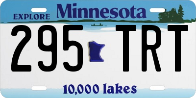 MN license plate 295TRT