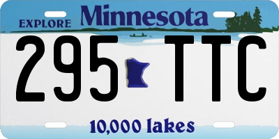 MN license plate 295TTC