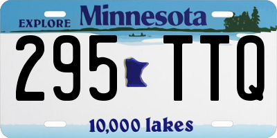 MN license plate 295TTQ