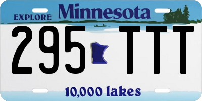 MN license plate 295TTT