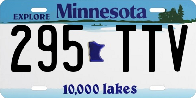 MN license plate 295TTV