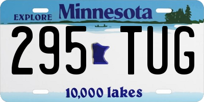 MN license plate 295TUG