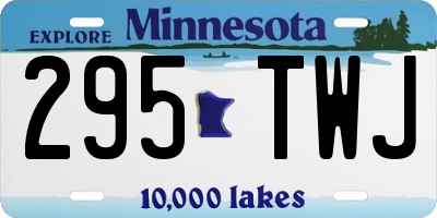 MN license plate 295TWJ
