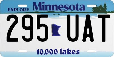 MN license plate 295UAT