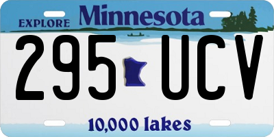 MN license plate 295UCV