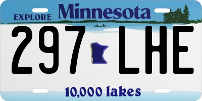MN license plate 297LHE