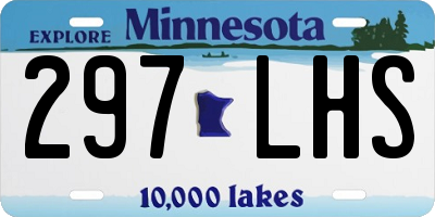 MN license plate 297LHS