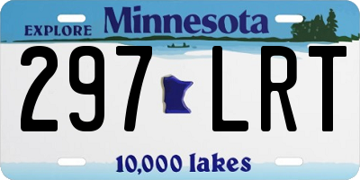 MN license plate 297LRT