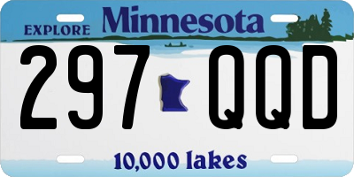 MN license plate 297QQD