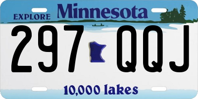 MN license plate 297QQJ