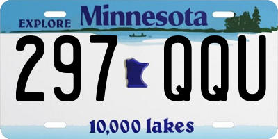 MN license plate 297QQU