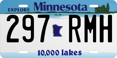 MN license plate 297RMH