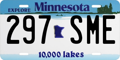 MN license plate 297SME