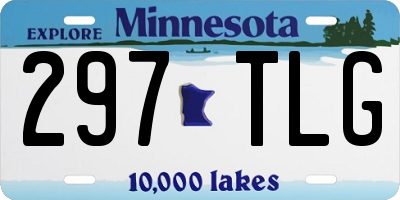 MN license plate 297TLG