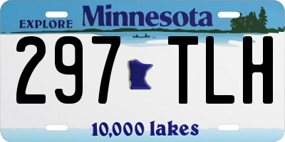 MN license plate 297TLH