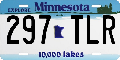 MN license plate 297TLR