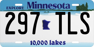 MN license plate 297TLS
