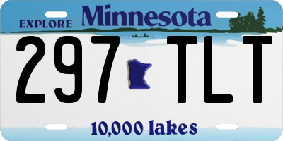 MN license plate 297TLT