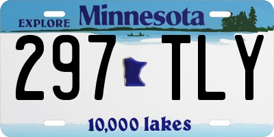 MN license plate 297TLY