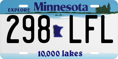 MN license plate 298LFL