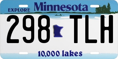 MN license plate 298TLH