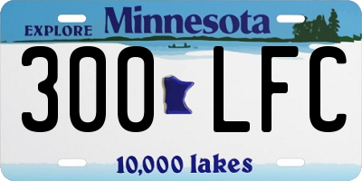 MN license plate 300LFC