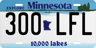 MN license plate 300LFL
